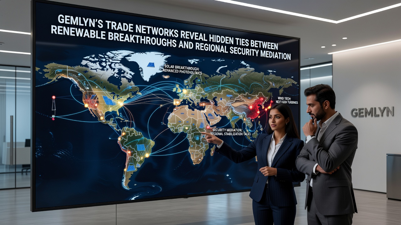 Gemlyn Trade Networks Link Renewable Energy Advances to Security Mediation Efforts